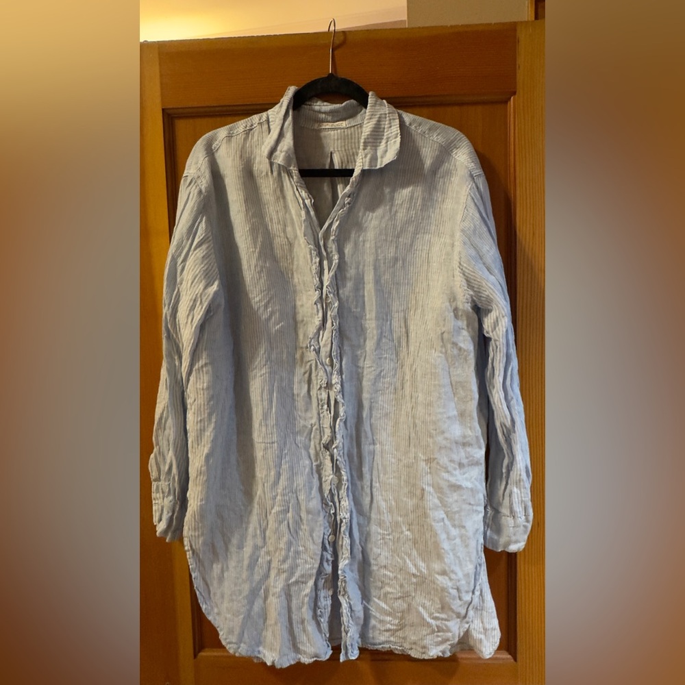 Light Blue Button-Up Shirt